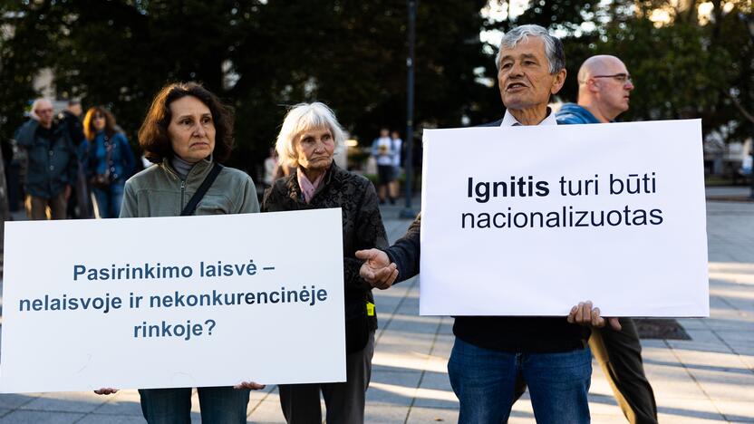 Nacionalinio susivienijimo surengta protesto akcija