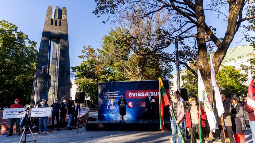 Nacionalinio susivienijimo surengta protesto akcija