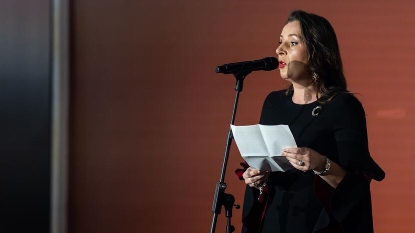 Vilniaus miesto garbės pilietės vardo suteikimo rašytojai K. Sabaliauskaitei ceremonija