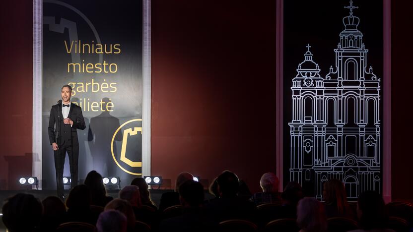 Vilniaus miesto garbės pilietės vardo suteikimo rašytojai K. Sabaliauskaitei ceremonija