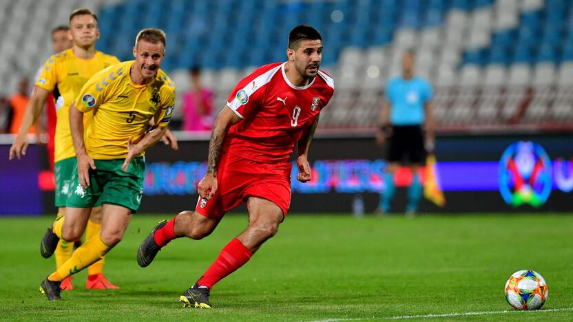 Europos futbolo čempionato atranka: Serbija – Lietuva 4:1