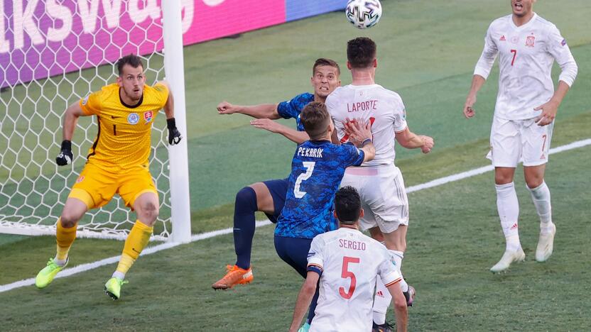 Europos futbolo čempionatas: Slovakija–Ispanija 0:5