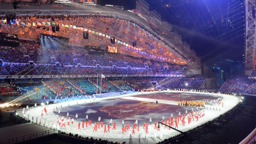 Sočio olimpinių žaidynių atidarymo ceremonija