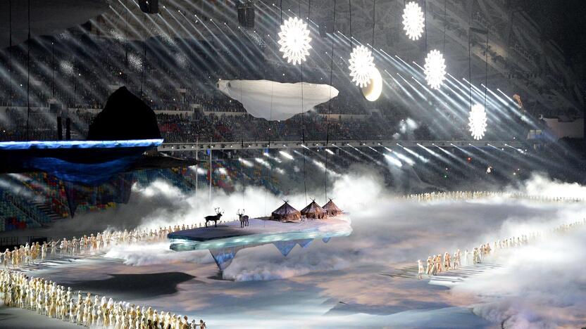 Sočio olimpinių žaidynių atidarymo ceremonija