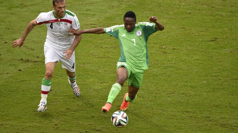 Pasaulio futbolo čempionatas: Nigerija - Iranas