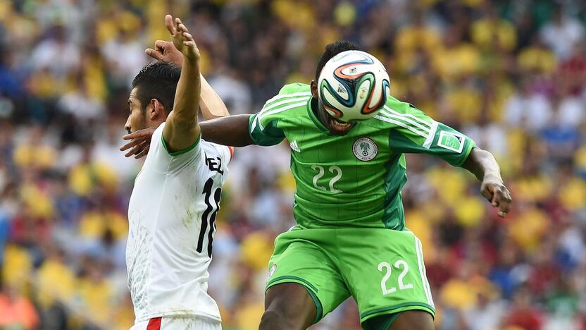 Pasaulio futbolo čempionatas: Nigerija - Iranas