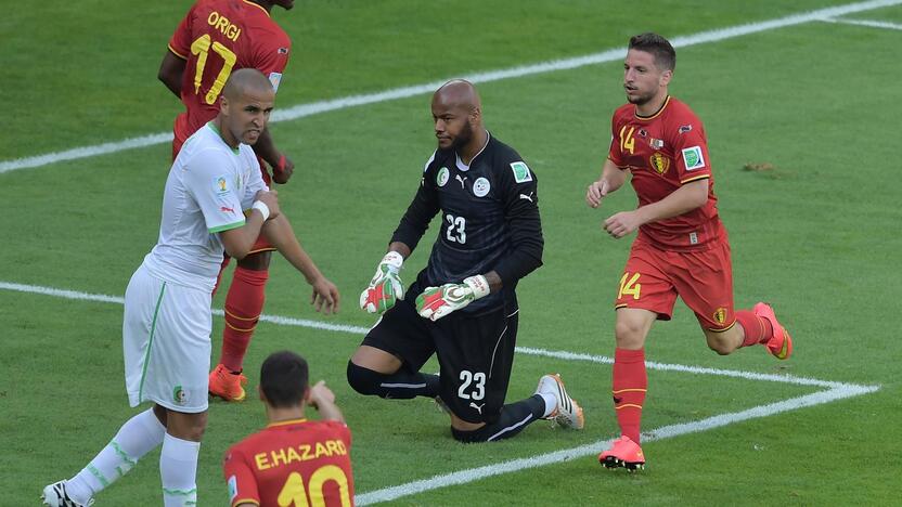 Pasaulio futbolo čempionatas: Belgija - Alžyras