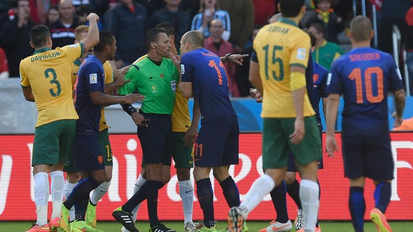 Pasaulio futbolo čempionatas: Olandija - Australija