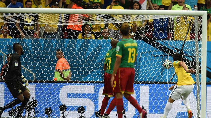 Pasaulio futbolo čempionatas: Brazilija - Kamerūnas