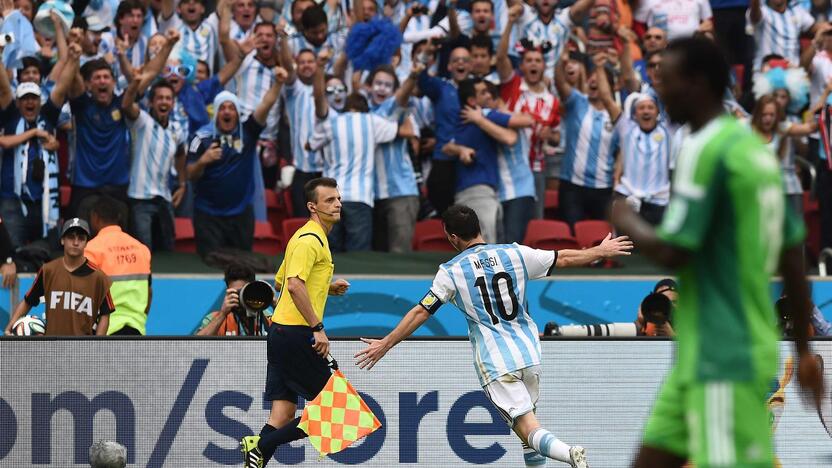 Pasaulio futbolo čempionatas: Argentina - Nigerija