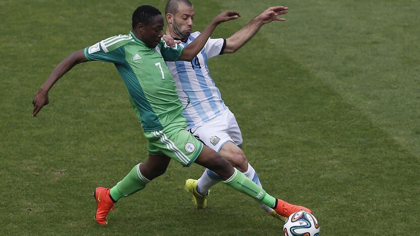 Pasaulio futbolo čempionatas: Argentina - Nigerija