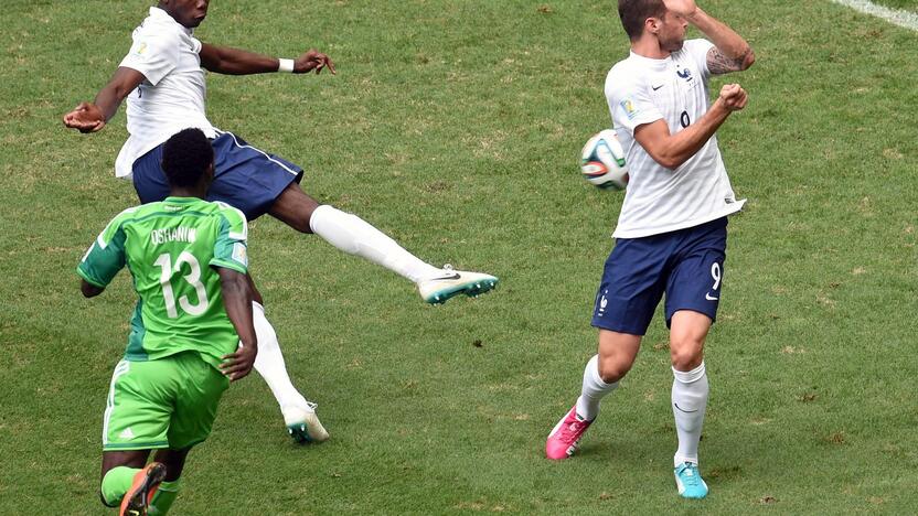 Pasaulio futbolo čempionatas: Prancūzija - Nigerija