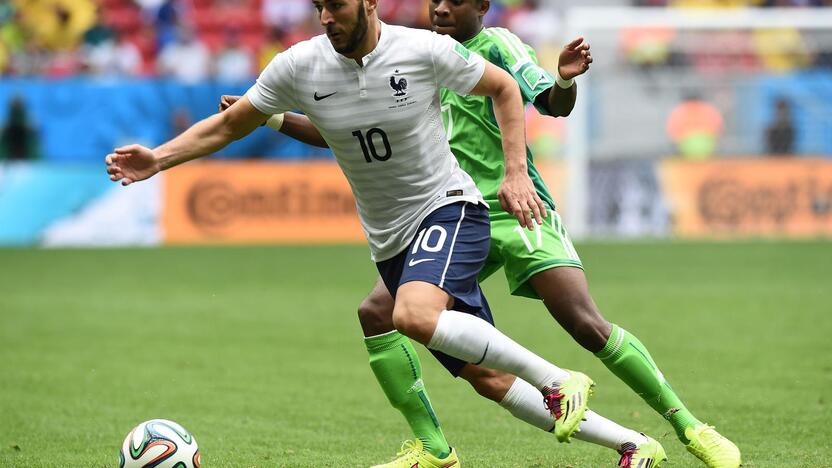 Pasaulio futbolo čempionatas: Prancūzija - Nigerija