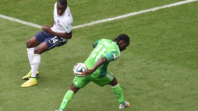 Pasaulio futbolo čempionatas: Prancūzija - Nigerija