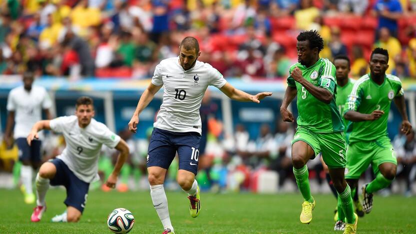 Pasaulio futbolo čempionatas: Prancūzija - Nigerija