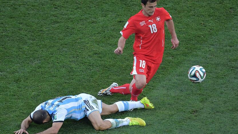 Pasaulio futbolo čempionatas: Argentina - Šveicarija