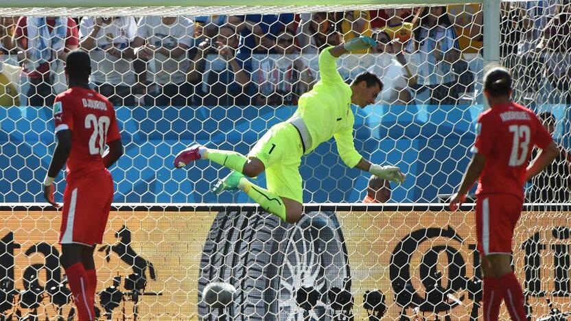 Pasaulio futbolo čempionatas: Argentina - Šveicarija