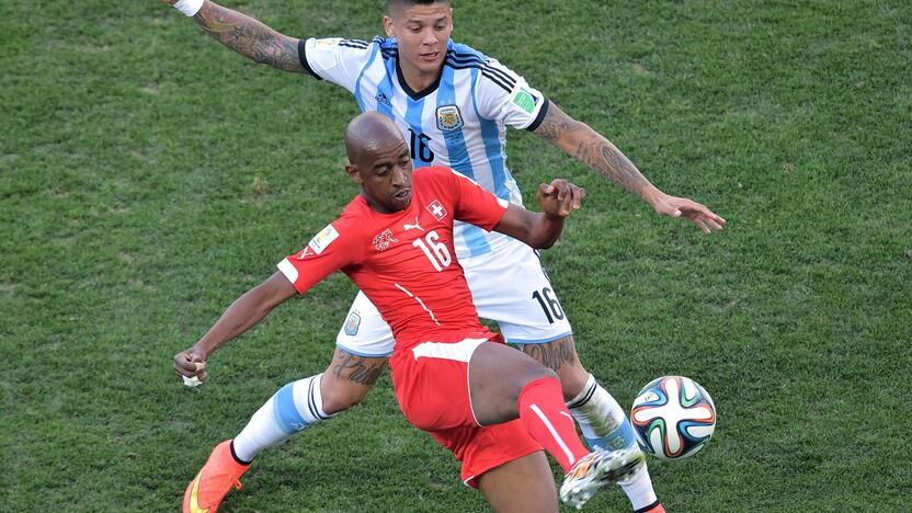 Pasaulio futbolo čempionatas: Argentina - Šveicarija