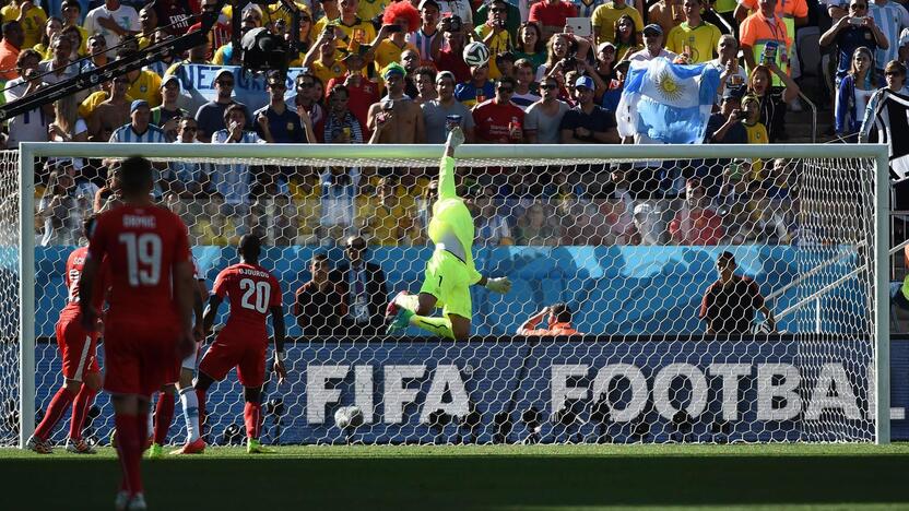 Pasaulio futbolo čempionatas: Argentina - Šveicarija