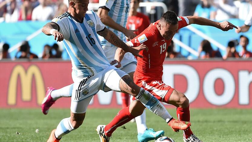 Pasaulio futbolo čempionatas: Argentina - Šveicarija