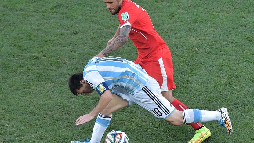 Pasaulio futbolo čempionatas: Argentina - Šveicarija