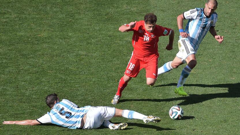 Pasaulio futbolo čempionatas: Argentina - Šveicarija