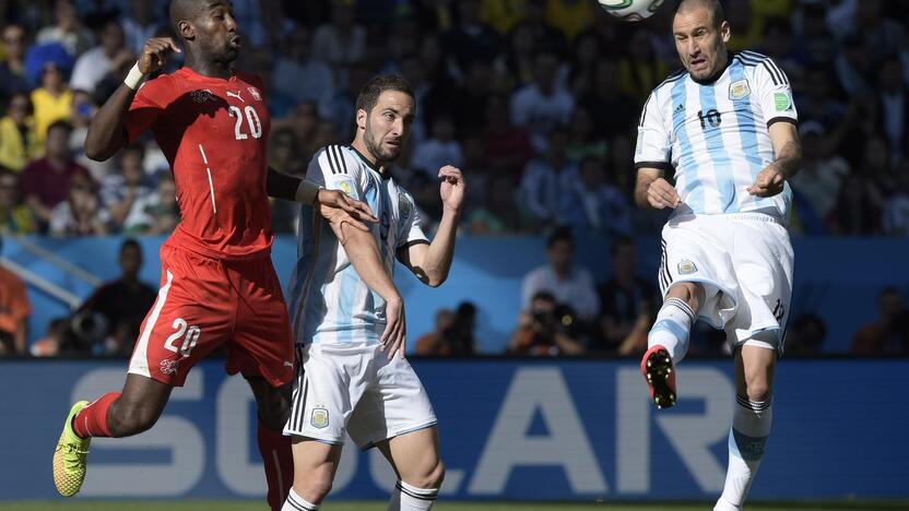 Pasaulio futbolo čempionatas: Argentina - Šveicarija