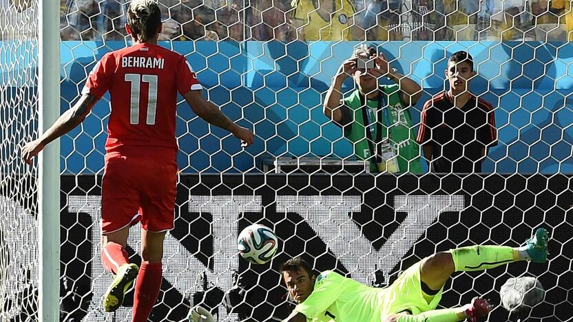 Pasaulio futbolo čempionatas: Argentina - Šveicarija