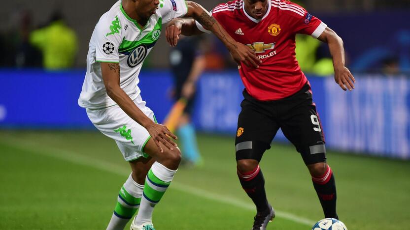 "Wolfsburg" įveikė "Manchester United" futbolininkus