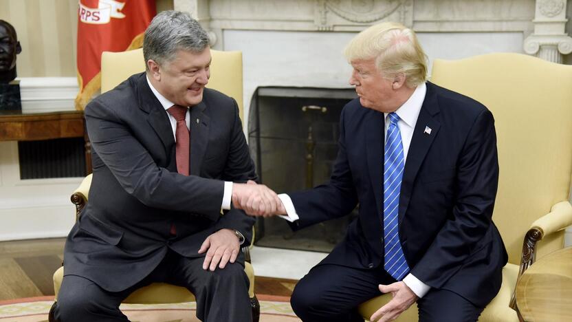 Petro Porošenka ir Donaldas Trumpas