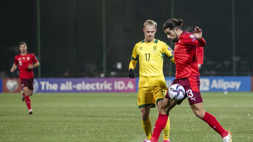 Pasaulio futbolo čempionato atranka: Lietuva – Šveicarija 0:4