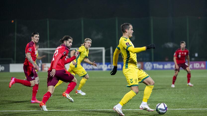 Pasaulio futbolo čempionato atranka: Lietuva – Šveicarija 0:4