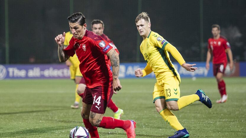 Pasaulio futbolo čempionato atranka: Lietuva – Šveicarija 0:4