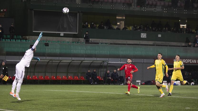 Pasaulio futbolo čempionato atranka: Lietuva – Šveicarija 0:4