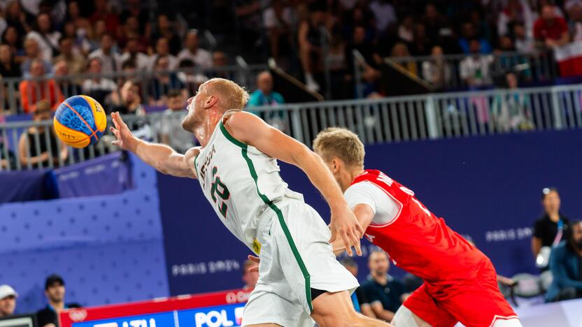 Lietuvos 3x3 krepšinio rinktinė įveikė lenkus