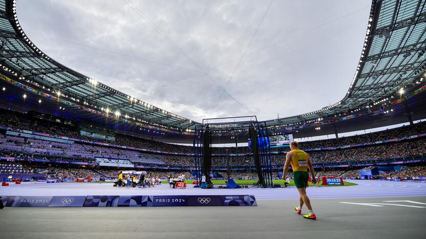 Olimpinių žaidynių disko metimo finalas