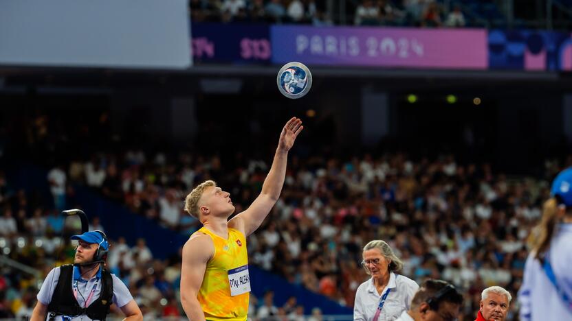 Olimpinių žaidynių disko metimo finalas