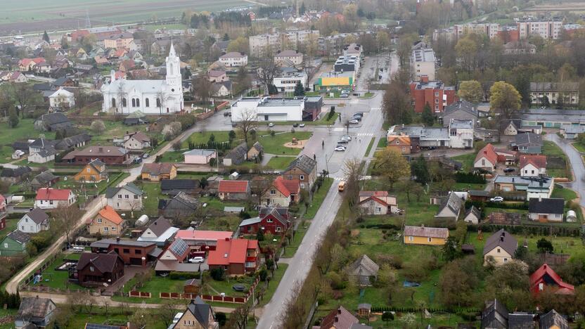 Baisogala ir jos apylinkės, kur planuojama statyti „Rheinmetall“ gamyklą