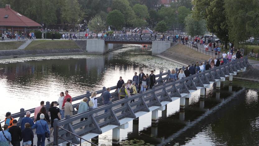 Klaipėdoje šurmuliuoja Joninių šventė