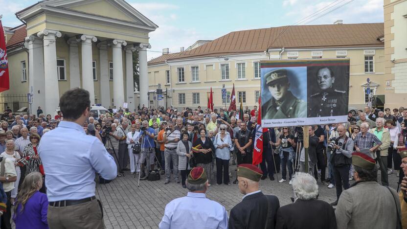 Mitingas S. Daukanto aikštėje