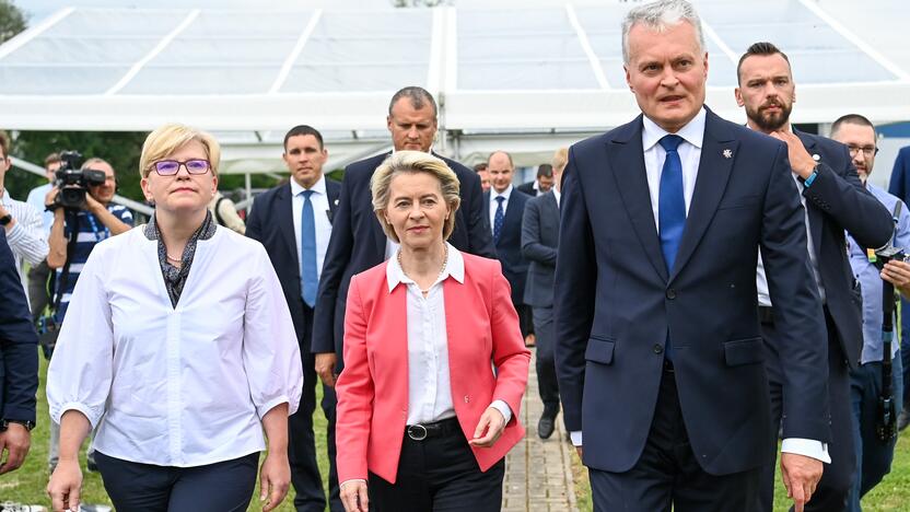 Ingrida Šimonytė, Ursula von der Leyen ir Gitanas Nausėda