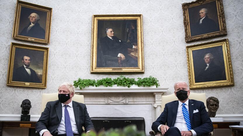 Borisas Johnsonas ir Joe Bidenas