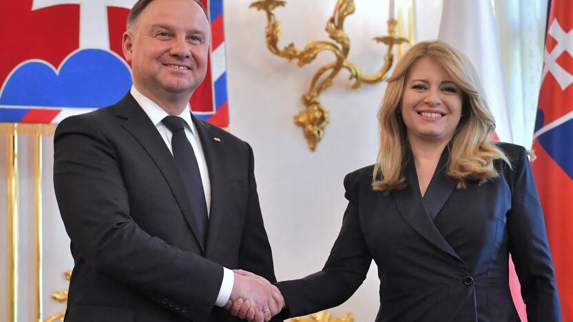 Andrzejus Duda ir Zuzana Čaputova