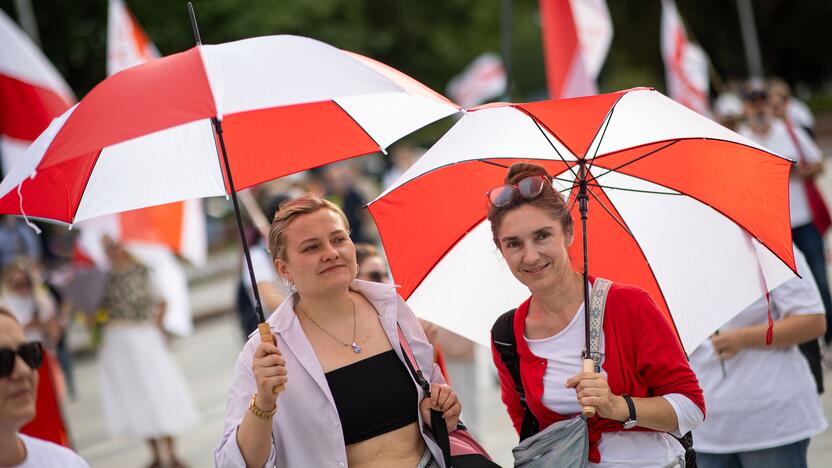 Vilniuje surengtos laisvųjų baltarusių eitynės