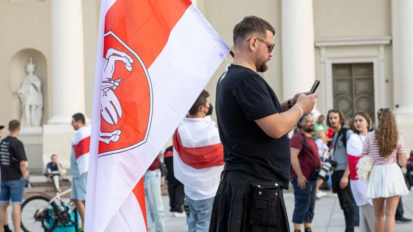 Vilniuje surengtos laisvųjų baltarusių eitynės