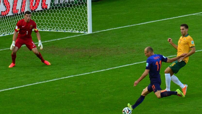 Pasaulio futbolo čempionatas: Olandija - Australija