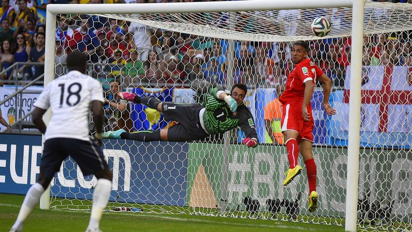 Pasaulio futbolo čempionatas: Prancūzija - Šveicarija