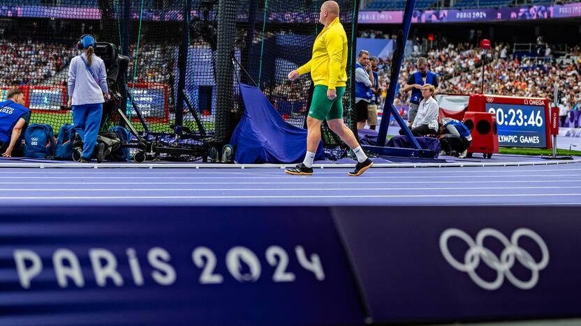 Olimpinių žaidynių disko metimo finalas