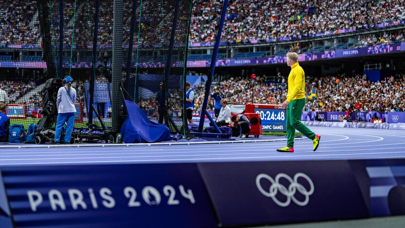 Olimpinių žaidynių disko metimo finalas