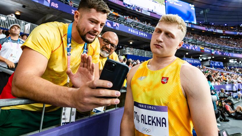 Olimpinių žaidynių disko metimo finalas